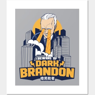 Dark Brandon Rises // Funny Dark Brandon Meme Posters and Art
